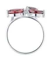 Женские Кольца_Серебро .925_ГРАНАТ_Нанокристалл_4-Лазурит-Онлайн