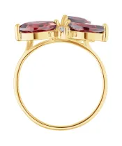 Женские Кольца_Серебро .925_ГРАНАТ_Нанокристалл_4-Лазурит-Онлайн