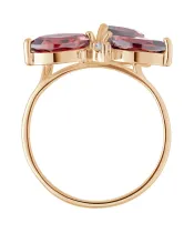 Женские Кольца_Серебро .925_ГРАНАТ_Нанокристалл_4-Лазурит-Онлайн