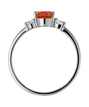 Женские Кольца_Серебро .925_ЦИТРИН_Нанокристалл_4-Лазурит-Онлайн