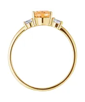 Женские Кольца_Серебро .925_ЦИТРИН_Нанокристалл_4-Лазурит-Онлайн