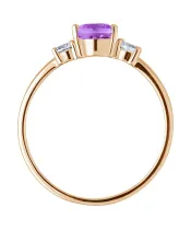 Женские Кольца_Серебро .925_АМЕТИСТ_Нанокристалл_4-Лазурит-Онлайн