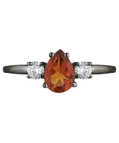 Женские Кольца_Серебро .925_ЦИТРИН_Нанокристалл_3-Лазурит-Онлайн