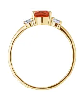 Женские Кольца_Серебро .925_ЦИТРИН_Нанокристалл_4-Лазурит-Онлайн