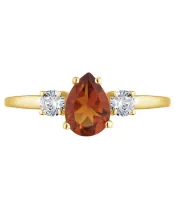 Женские Кольца_Серебро .925_ЦИТРИН_Нанокристалл_3-Лазурит-Онлайн