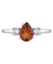 Женские Кольца_Серебро .925_ЦИТРИН_Нанокристалл_3-Лазурит-Онлайн