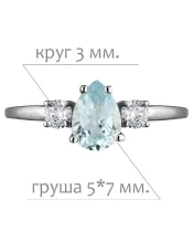 Женские Кольца_Серебро .925__Нанокристалл_2-Лазурит-Онлайн