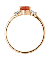 Женские Кольца_Серебро .925_ЦИТРИН_Нанокристалл_4-Лазурит-Онлайн