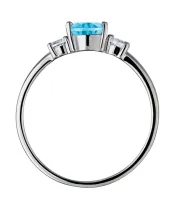 Женские Кольца_Серебро .925_ТОПАЗ_Нанокристалл_4-Лазурит-Онлайн