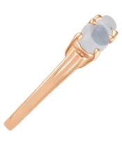 Женские Кольца_Серебро .925_ЛУННЫЙ КАМЕНЬ__5-Лазурит-Онлайн