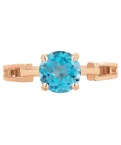 Женские Кольца_Серебро .925_ТОПАЗ__3-Лазурит-Онлайн