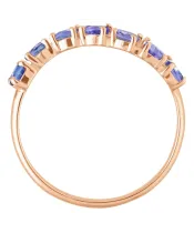 Женские Кольца_Серебро .925_ТАНЗАНИТ__4-Лазурит-Онлайн