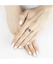 Женские Кольца_Серебро .925_АМЕТИСТ__7-Лазурит-Онлайн