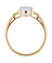 Женские Кольца_Серебро .925_ЛУННЫЙ КАМЕНЬ__4-Лазурит-Онлайн