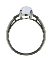 Женские Кольца_Серебро .925_ЛУННЫЙ КАМЕНЬ__4-Лазурит-Онлайн