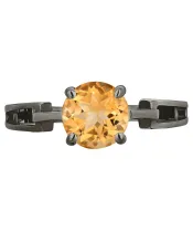 Женские Кольца_Серебро .925_ЦИТРИН__3-Лазурит-Онлайн