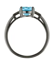 Женские Кольца_Серебро .925_ТОПАЗ__4-Лазурит-Онлайн