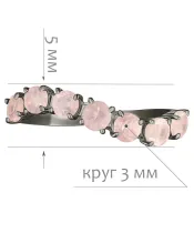 Женские Кольца_Серебро .925_КВАРЦ__2-Лазурит-Онлайн