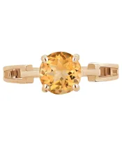 Женские Кольца_Серебро .925_ЦИТРИН__3-Лазурит-Онлайн