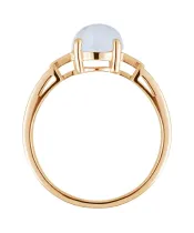 Женские Кольца_Серебро .925_ЛУННЫЙ КАМЕНЬ__4-Лазурит-Онлайн