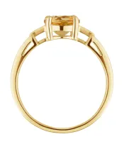 Женские Кольца_Серебро .925_ЦИТРИН__4-Лазурит-Онлайн