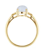 Женские Кольца_Серебро .925_ЛУННЫЙ КАМЕНЬ__4-Лазурит-Онлайн