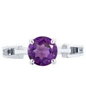 Женские Кольца_Серебро .925_АМЕТИСТ__3-Лазурит-Онлайн