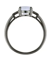 Женские Кольца_Серебро .925_ЛУННЫЙ КАМЕНЬ__4-Лазурит-Онлайн