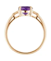 Женские Кольца_Серебро .925_АМЕТИСТ__4-Лазурит-Онлайн