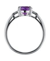 Женские Кольца_Серебро .925_АМЕТИСТ__4-Лазурит-Онлайн