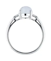 Женские Кольца_Серебро .925_ЛУННЫЙ КАМЕНЬ__4-Лазурит-Онлайн