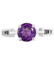 Женские Кольца_Серебро .925_АМЕТИСТ__3-Лазурит-Онлайн