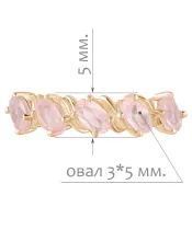 Женские Кольца_Серебро .925_КВАРЦ__2-Лазурит-Онлайн