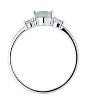 Женские Кольца_Серебро .925_ОПАЛ_Нанокристалл_4-Лазурит-Онлайн