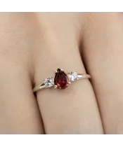 Женские Кольца_Серебро .925_ГРАНАТ_Нанокристалл_6-Лазурит-Онлайн