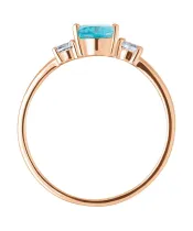 Женские Кольца_Серебро .925_АПАТИТ_Нанокристалл_4-Лазурит-Онлайн