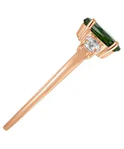 Женские Кольца_Серебро .925_ХРОМДИОПСИД_Нанокристалл_5-Лазурит-Онлайн