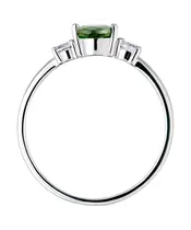 Женские Кольца_Серебро .925_ХРОМДИОПСИД_Нанокристалл_4-Лазурит-Онлайн