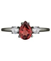 Женские Кольца_Серебро .925_ГРАНАТ_Нанокристалл_3-Лазурит-Онлайн