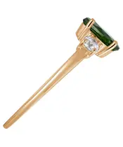 Женские Кольца_Серебро .925_ХРОМДИОПСИД_Нанокристалл_5-Лазурит-Онлайн