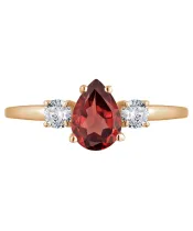 Женские Кольца_Серебро .925_ГРАНАТ_Нанокристалл_3-Лазурит-Онлайн