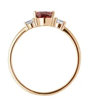 Женские Кольца_Серебро .925_ГРАНАТ_Нанокристалл_4-Лазурит-Онлайн