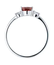 Женские Кольца_Серебро .925_ГРАНАТ_Нанокристалл_4-Лазурит-Онлайн