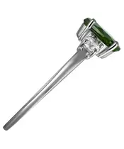 Женские Кольца_Серебро .925_ХРОМДИОПСИД_Нанокристалл_5-Лазурит-Онлайн