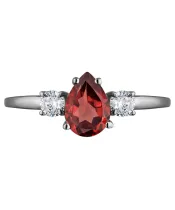 Женские Кольца_Серебро .925_ГРАНАТ_Нанокристалл_3-Лазурит-Онлайн