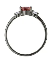 Женские Кольца_Серебро .925_ГРАНАТ_Нанокристалл_4-Лазурит-Онлайн