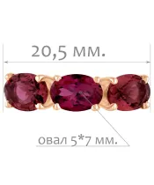 Женские Кольца_Серебро .925_ТУРМАЛИН__2-Лазурит-Онлайн