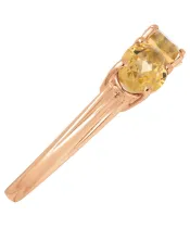 Женские Кольца_Серебро .925_ЦИТРИН__5-Лазурит-Онлайн