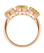 Женские Кольца_Серебро .925_ЦИТРИН__4-Лазурит-Онлайн