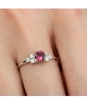 Женские Кольца_Серебро .925_ТУРМАЛИН_Нанокристалл_6-Лазурит-Онлайн